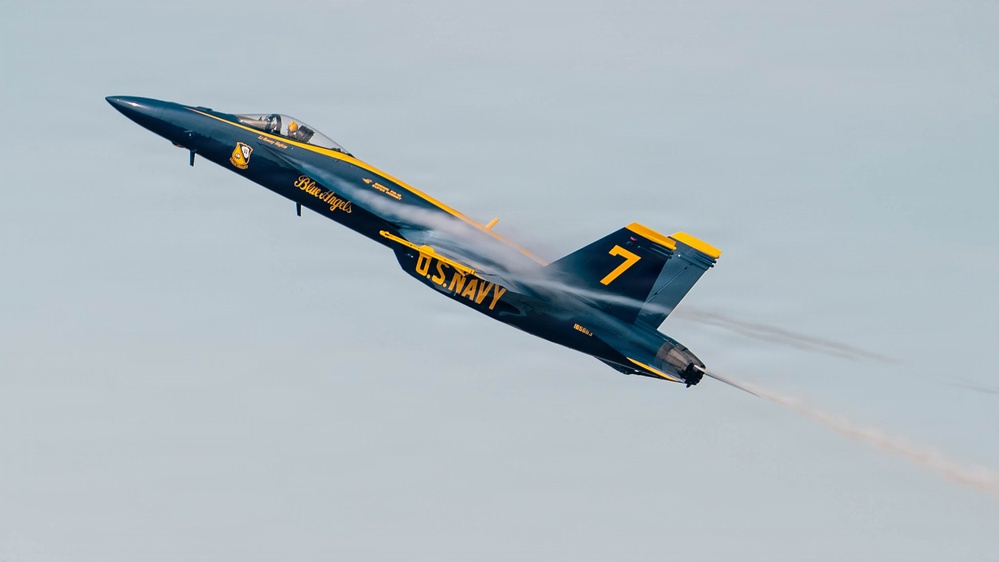 U.S. Navy Blue Angels perform during ATOH 26