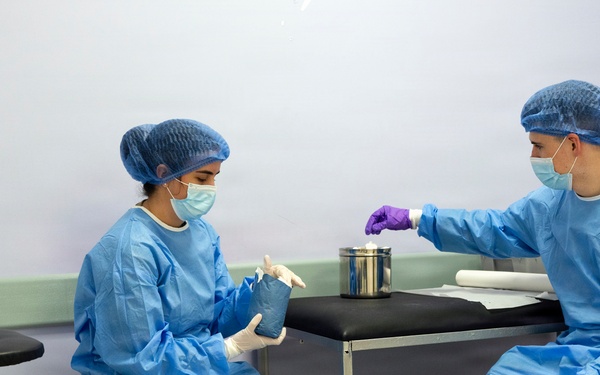 USAF lab team integrates with Dominican clinic during Amistad 2026