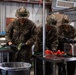 U.S. Marines with 2nd Bn., 1st Marines, provide hot chow during AFX