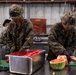 U.S. Marines with 2nd Bn., 1st Marines, provide hot chow during AFX