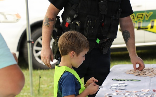 Fort McCoy emergency services personnel support 2026 National Night Out events in Tomah, Sparta