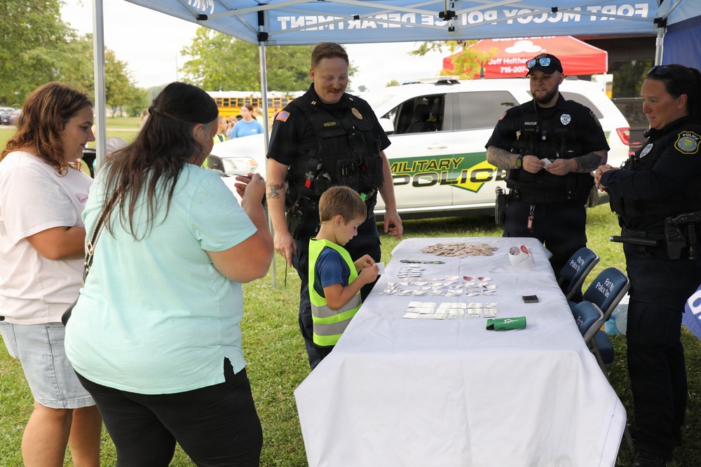Fort McCoy emergency services personnel support 2026 National Night Out events in Tomah, Sparta