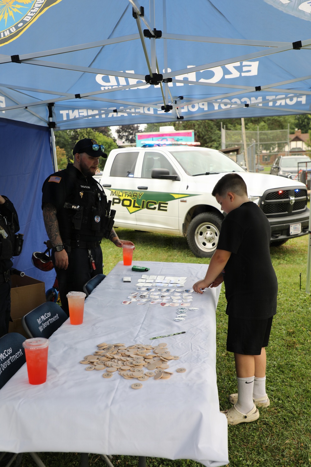 Fort McCoy emergency services personnel support 2026 National Night Out events in Tomah, Sparta