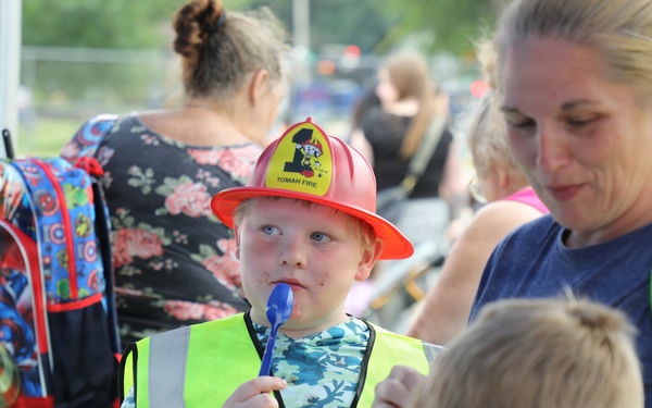 Fort McCoy emergency services personnel support 2026 National Night Out events in Tomah, Sparta