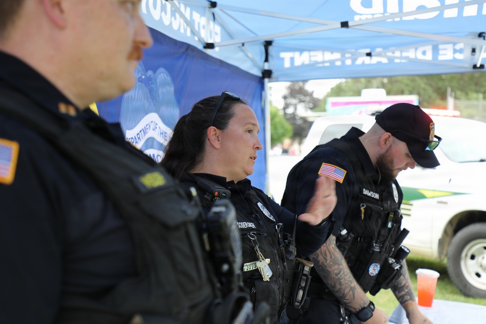 Fort McCoy emergency services personnel support 2026 National Night Out events in Tomah, Sparta