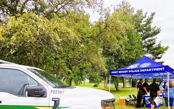 Fort McCoy emergency services personnel support 2026 National Night Out events in Tomah, Sparta