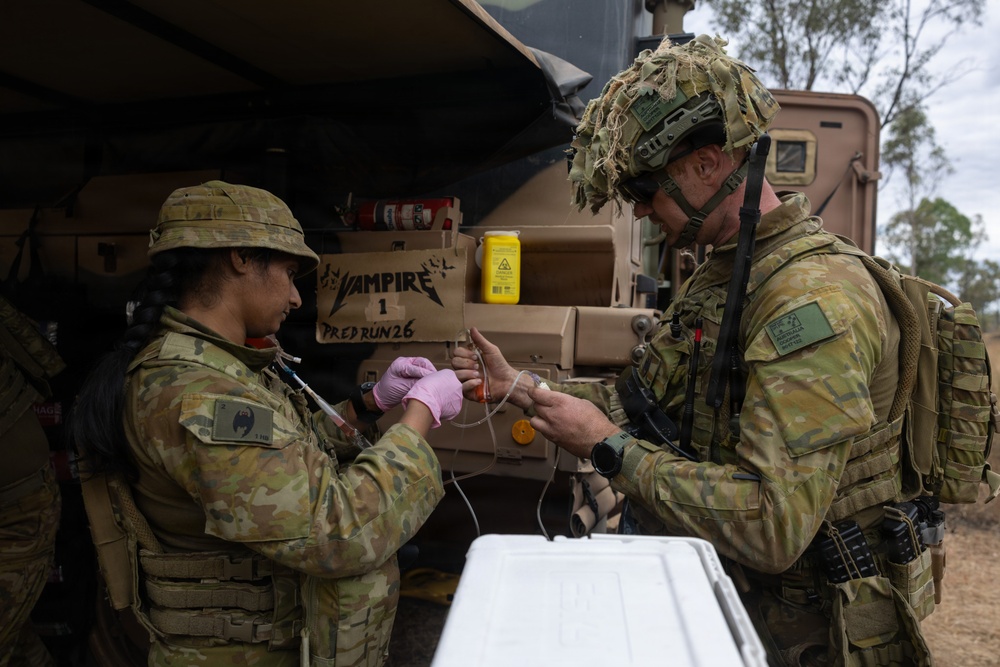 Predator’s Run 26: MRF-D Marines, Australian soldiers rehearse blood resupply with TRV-150 TRUAS