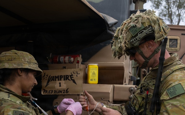 Predator’s Run 26: MRF-D Marines, Australian soldiers rehearse blood resupply with TRV-150 TRUAS