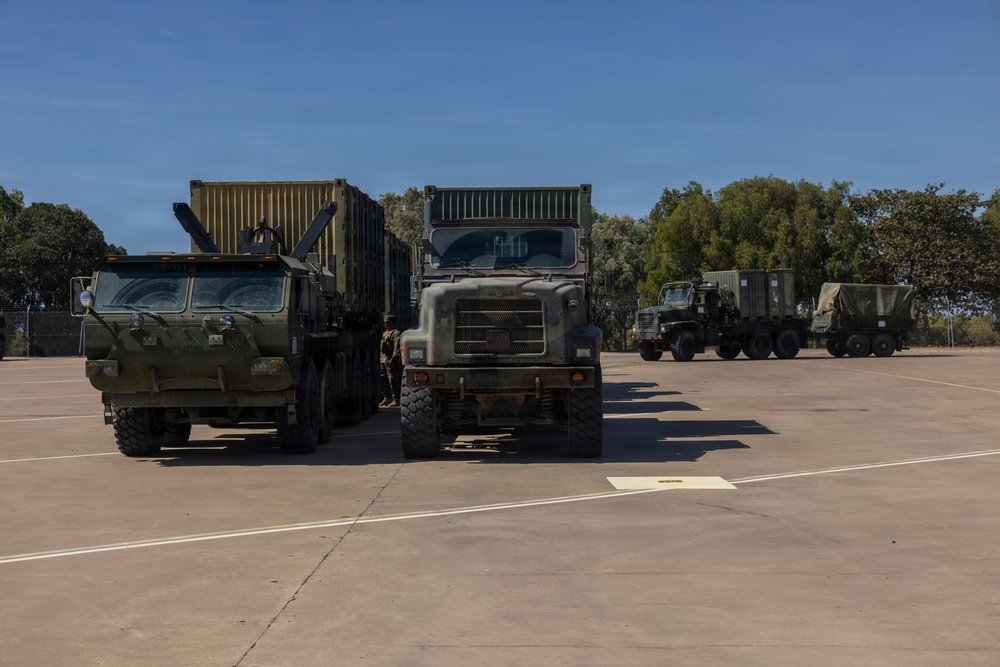 MRF-D Marines prepare to embark on HMAS Canberra