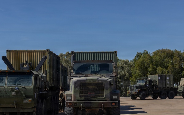 MRF-D Marines prepare to embark on HMAS Canberra