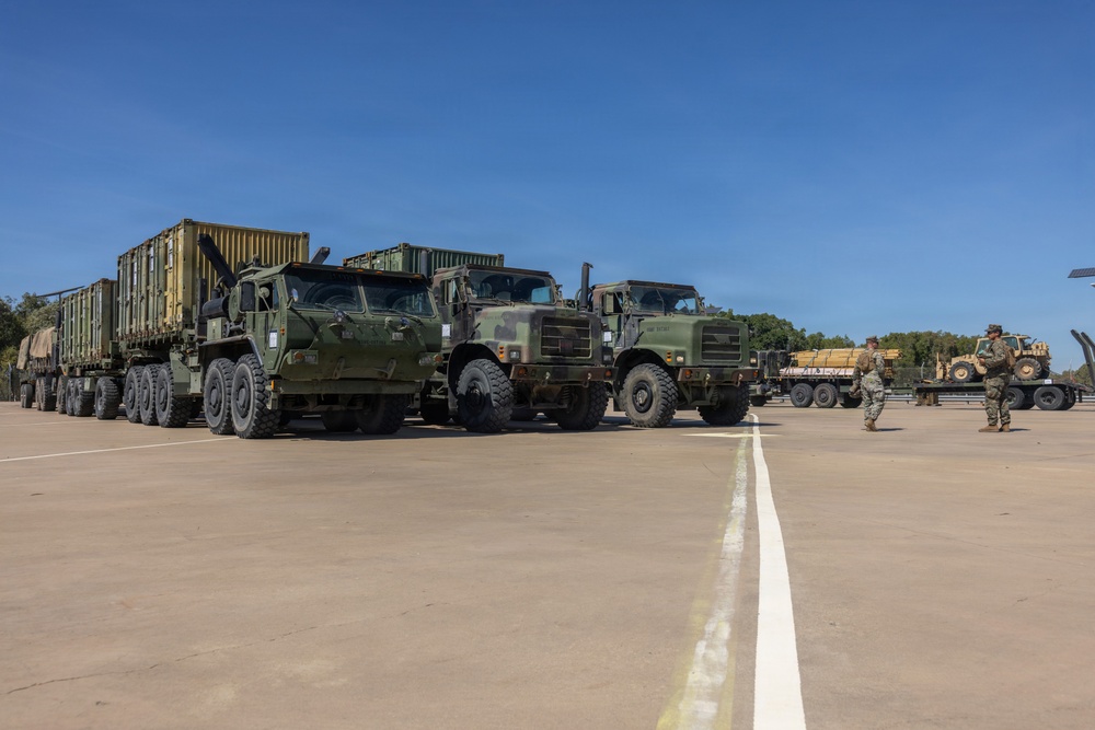 MRF-D Marines prepare to embark on HMAS Canberra