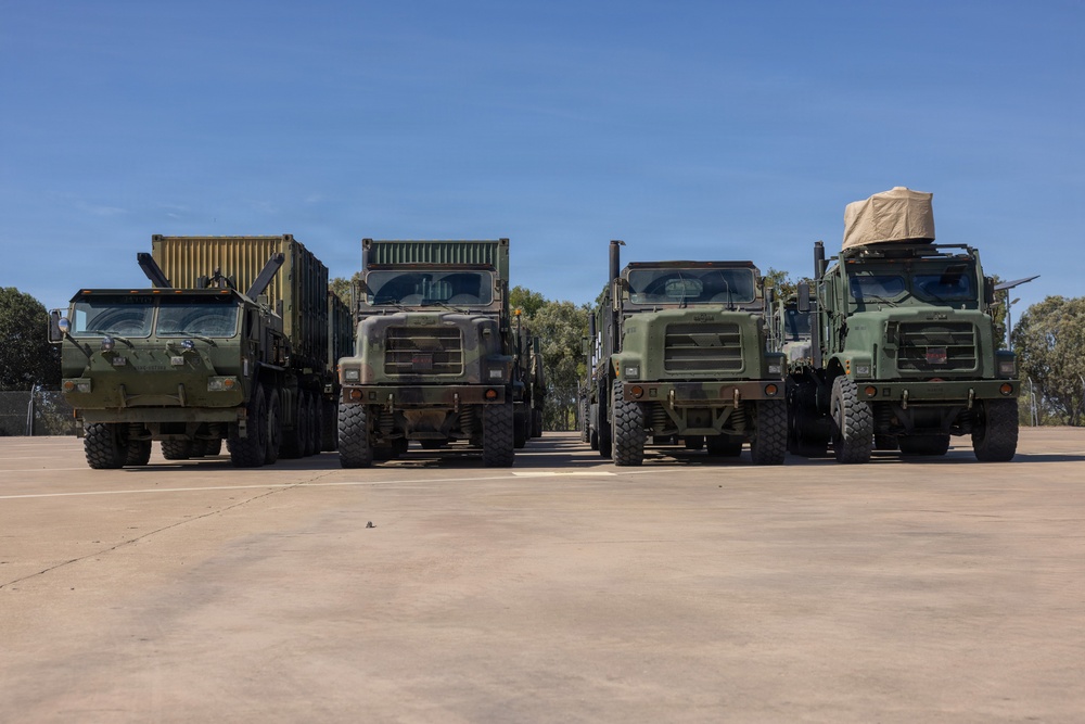 MRF-D Marines prepare to embark on HMAS Canberra