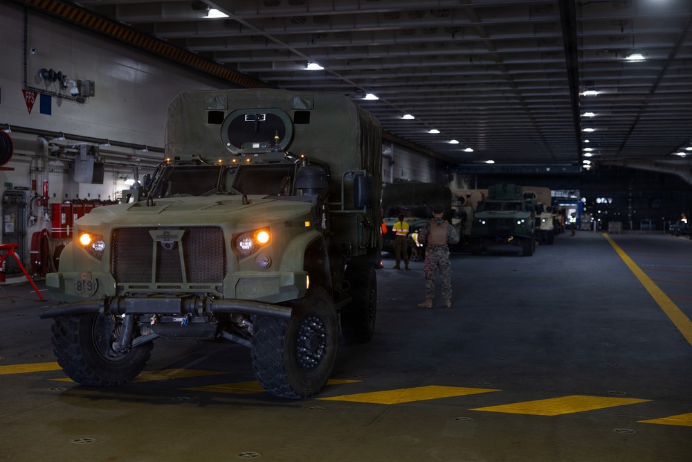 MRF-D Marines prepare to embark on HMAS Canberra
