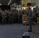 MRF-D Marines receive a welcome brief aboard HMAS Canberra