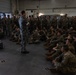 MRF-D Marines receive a welcome brief aboard HMAS Canberra