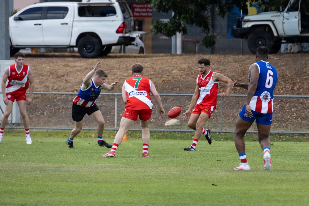 MRF-D 26: US Marines participate in the Darwin 9s Australian-rules football tournament
