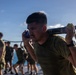 MRF-D Marines conduct group physical training aboard HMAS Canberra