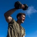 MRF-D Marines conduct group physical training aboard HMAS Canberra