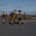 MRF-D Marines conduct group physical training aboard HMAS Canberra