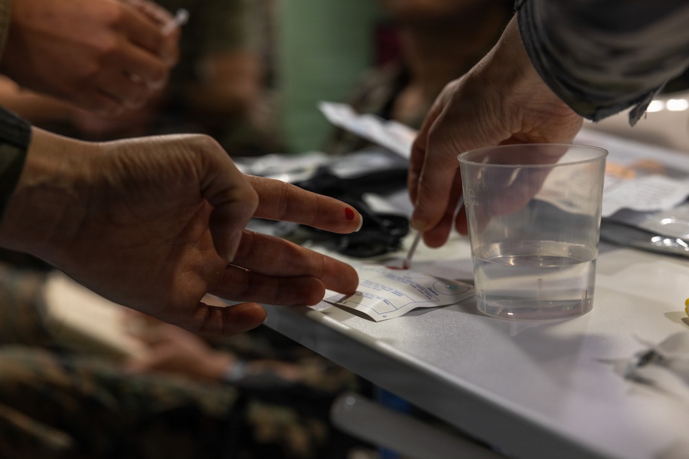 MRF-D Marines and Sailors rehearse medical procedures aboard HMAS Canberra