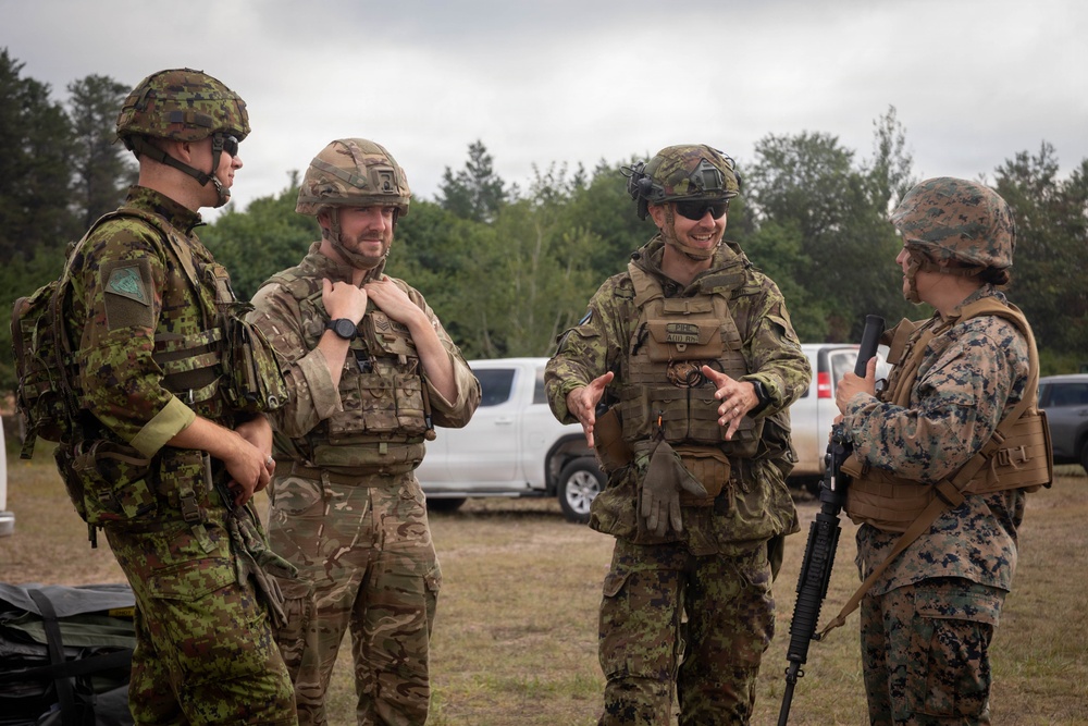 Northern Strike 26-2 | Command Senior Enlisted Leader of 4th Marine Logistics Group visits 4th Combat Readiness Regiment