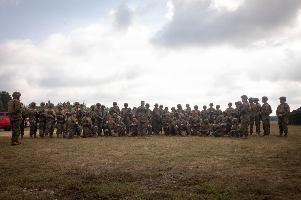 Northern Strike 26-2 | Command Senior Enlisted Leader of 4th Marine Logistics Group visits 4th Combat Readiness Regiment