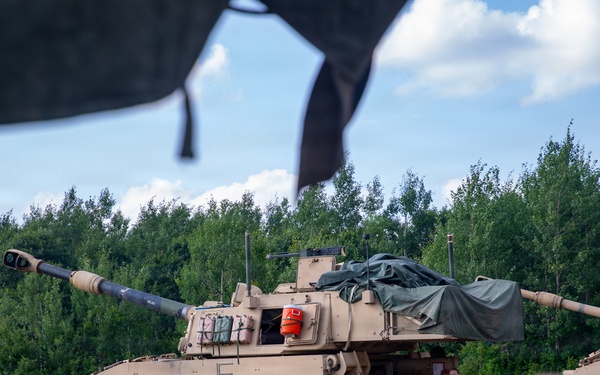 U.S., British Soldiers Await the Call for Fires During Northern Strike 26-2