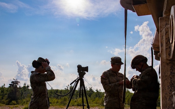 153rd PAD Soldiers Document Artillery Operations at Northern Strike 26-2