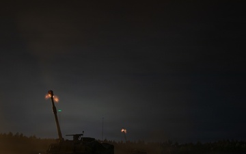 W. Va. Guard Artillerymen Deliver Night Fires During Northern Strike 26-2
