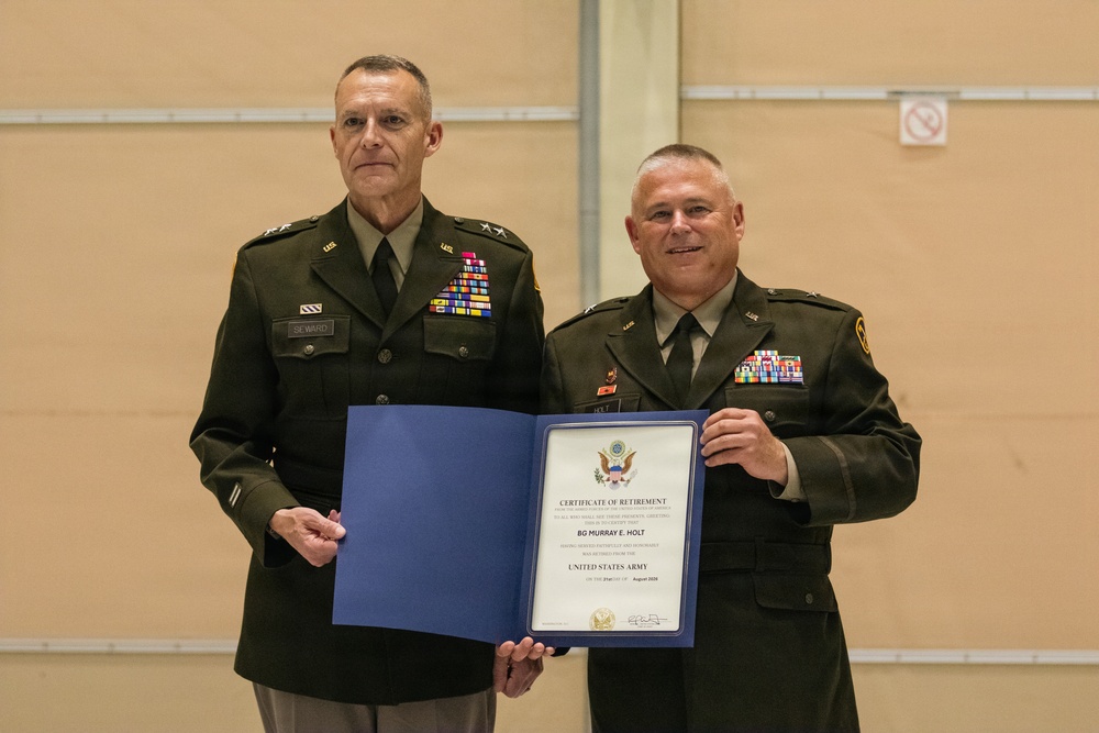 U.S. Army Brig. Gen. Murray Holt Retires After Service as West Virginia Army National Guard Commander