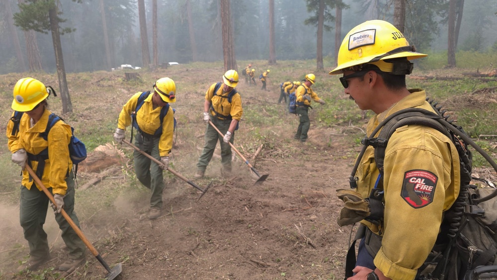 Washington National Guard Soldiers and Airmen Support Firefighting Operations at Little Giant Fire