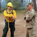 Congresswoman Kim Schrier visits National Guard Soldiers and Airmen at Little Giant Fire