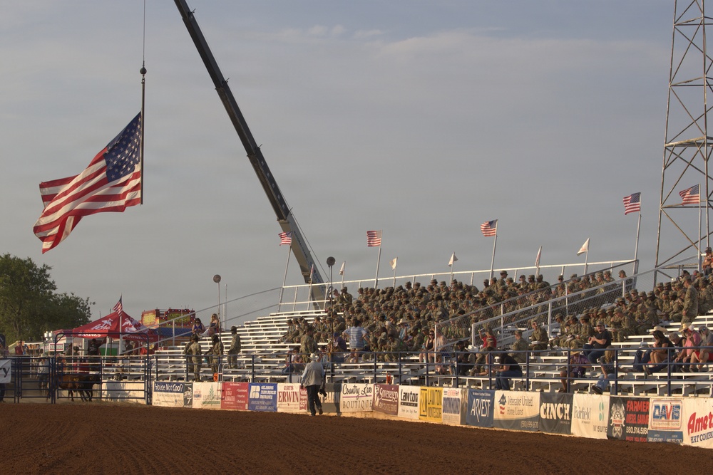 Lawton Rangers host Military Appreciation Night at annual PRCA rodeo