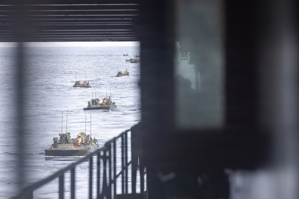 3rd AA Bn. conduct amphibious training during QUART