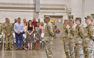 138th Operational Fires Command Change of Command