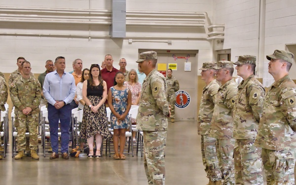 138th Operational Fires Command Change of Command
