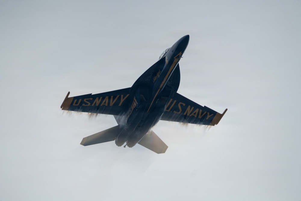U.S. Navy Blue Angels perform at the Arctic Thunder Open House 2026