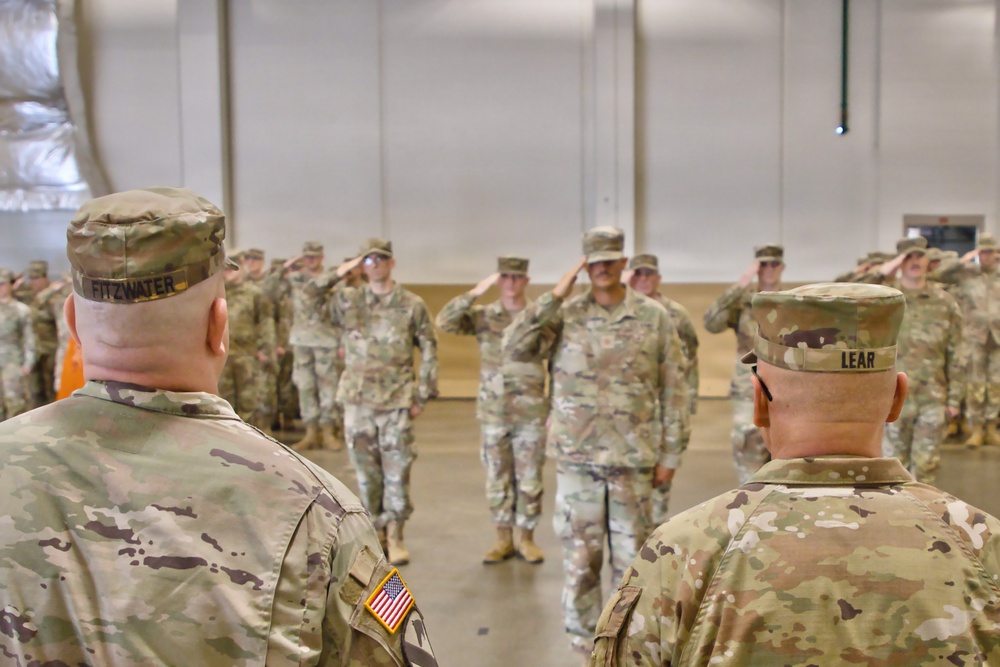 138th Operational Fires Command Change of Command