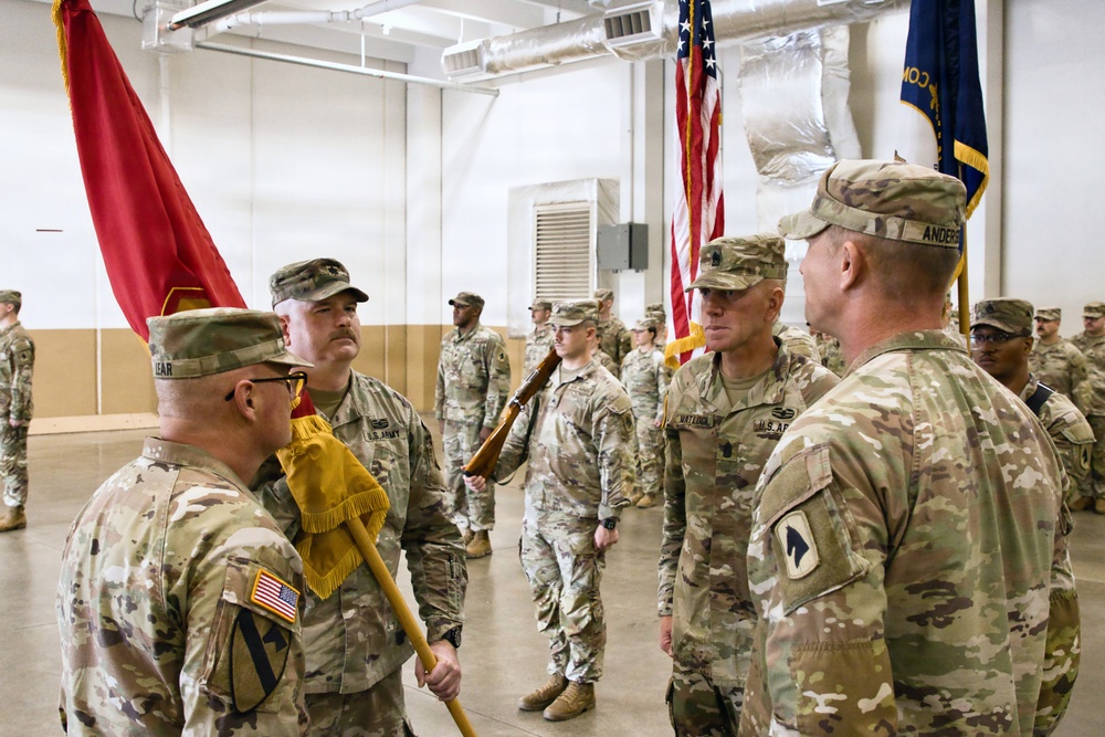 138th Operational Fires Command Change of Command