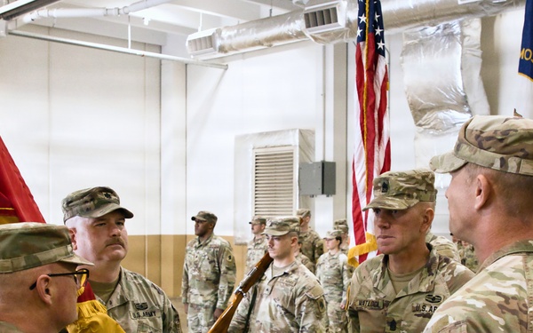 138th Operational Fires Command Change of Command