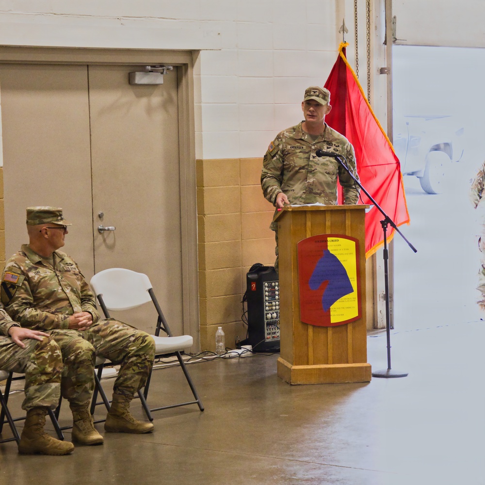 138th Operational Fires Command Change of Command