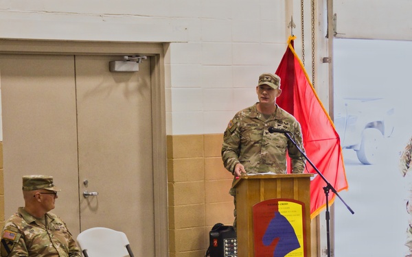 138th Operational Fires Command Change of Command
