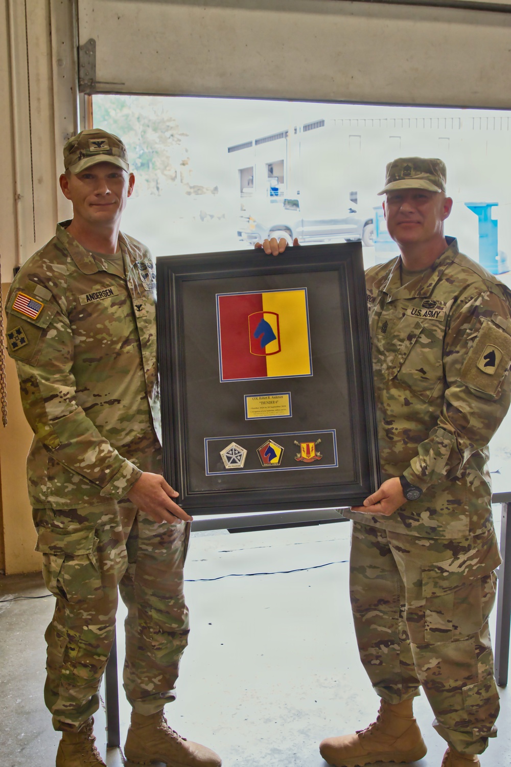 138th Operational Fires Command Change of Command