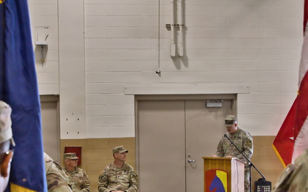138th Operational Fires Command Change of Command