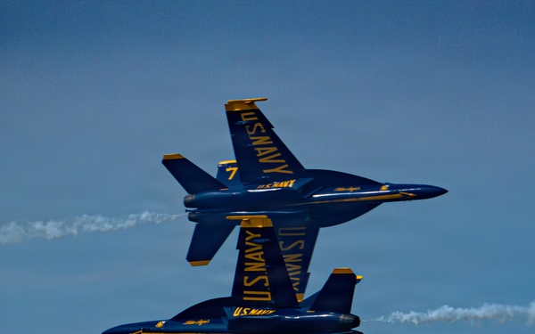 U.S. Navy Blue Angels perform at the Arctic Thunder Open House 2026