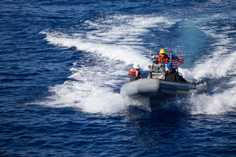Boat Ops For USS Roosevelt (DDG 80) Sailors