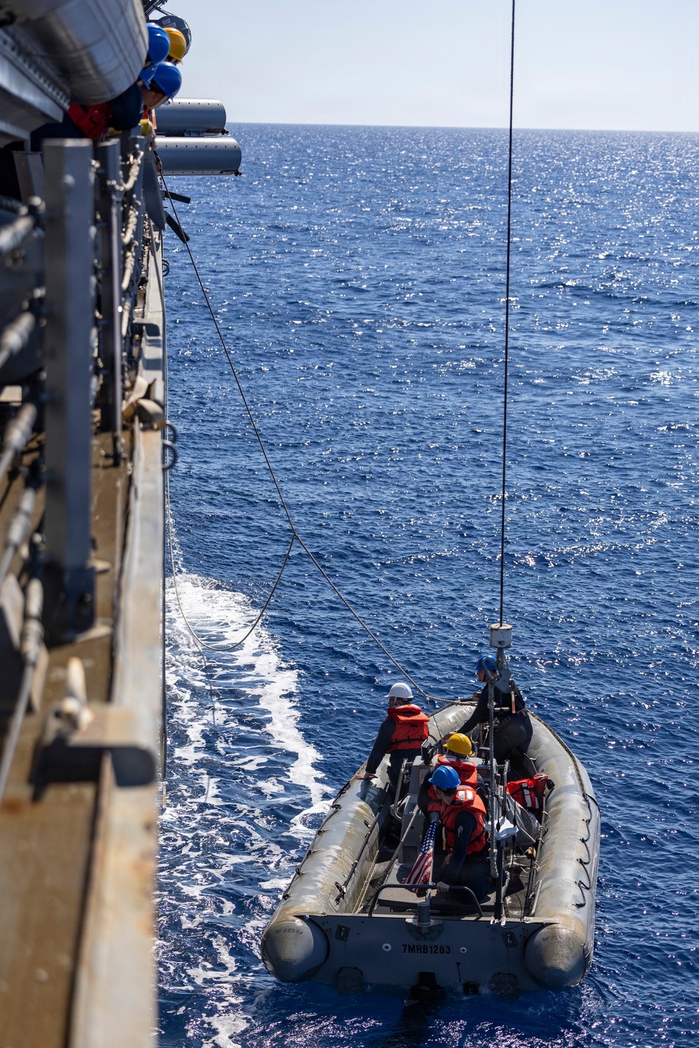 Boat Ops For USS Roosevelt (DDG 80) Sailors