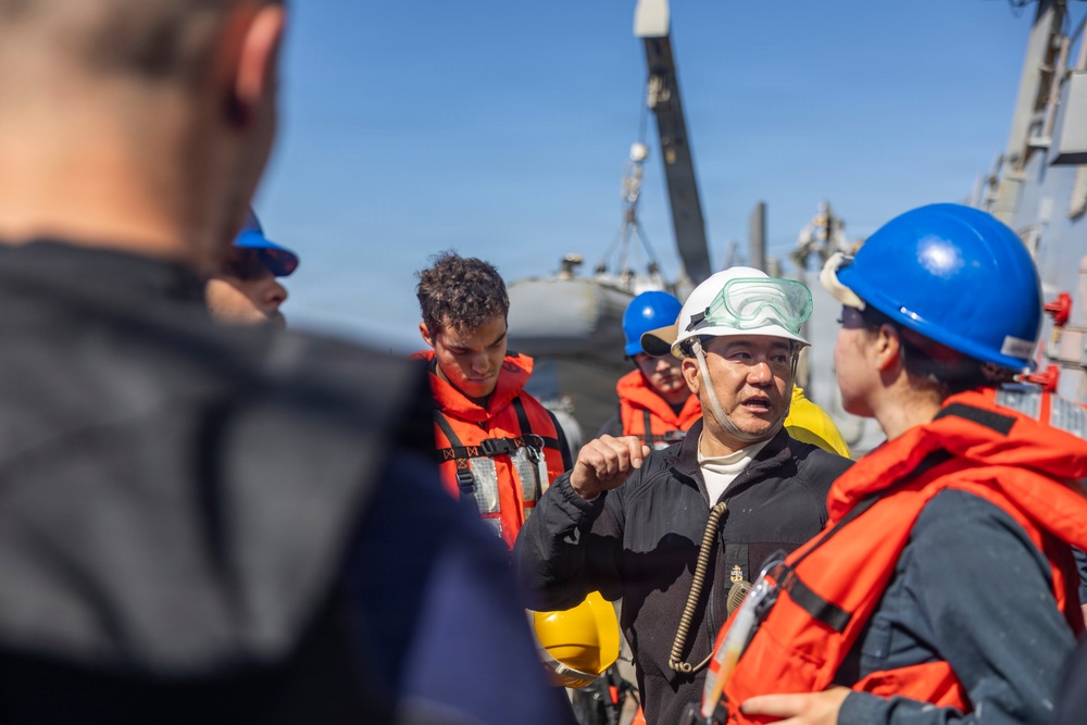 Boat Ops For USS Roosevelt (DDG 80) Sailors