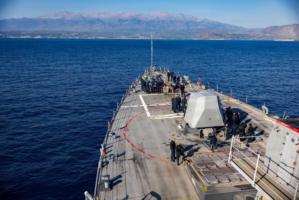 USS Roosevelt (DDG 80) Ports in Souda Bay