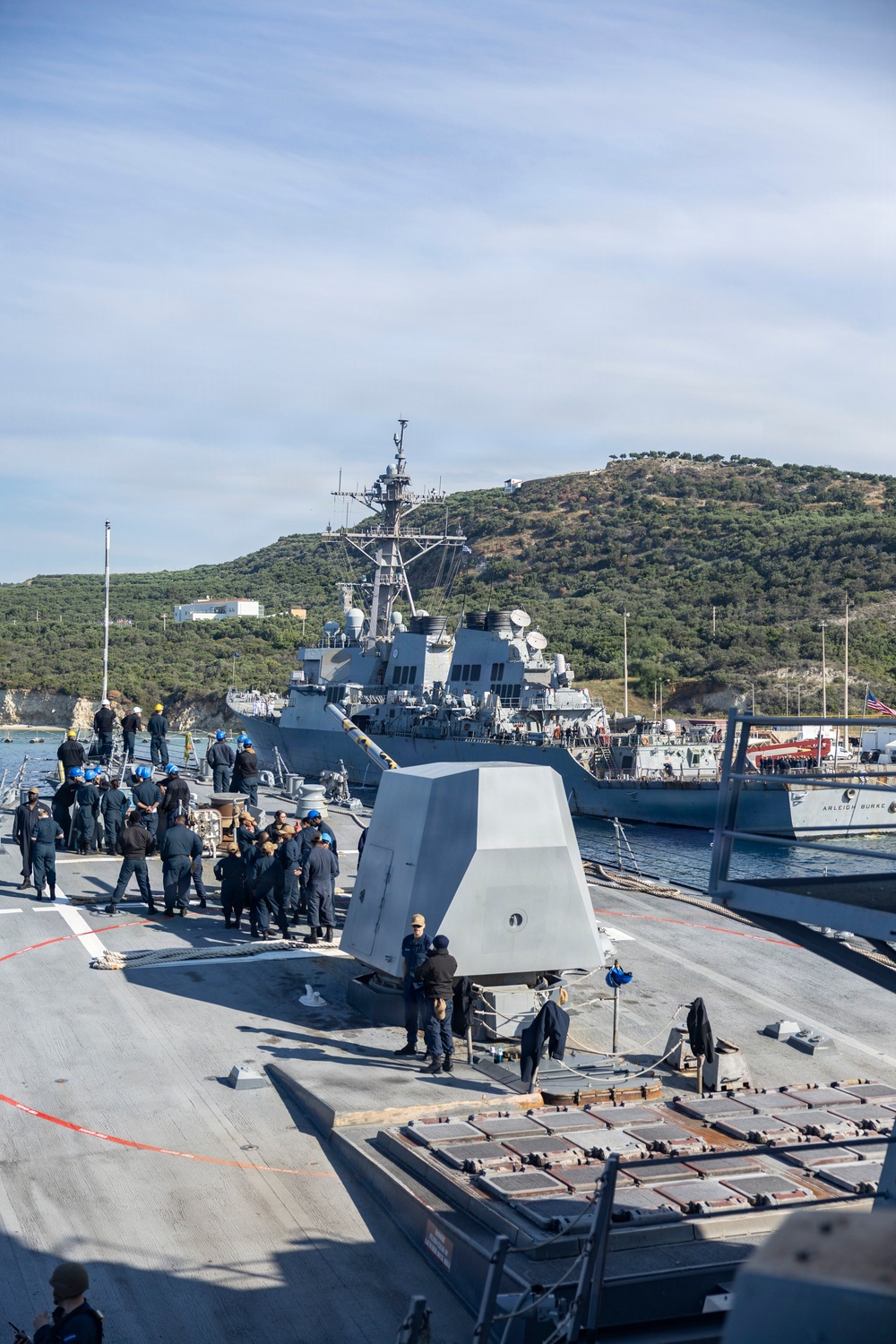 USS Roosevelt (DDG 80) Ports in Souda Bay